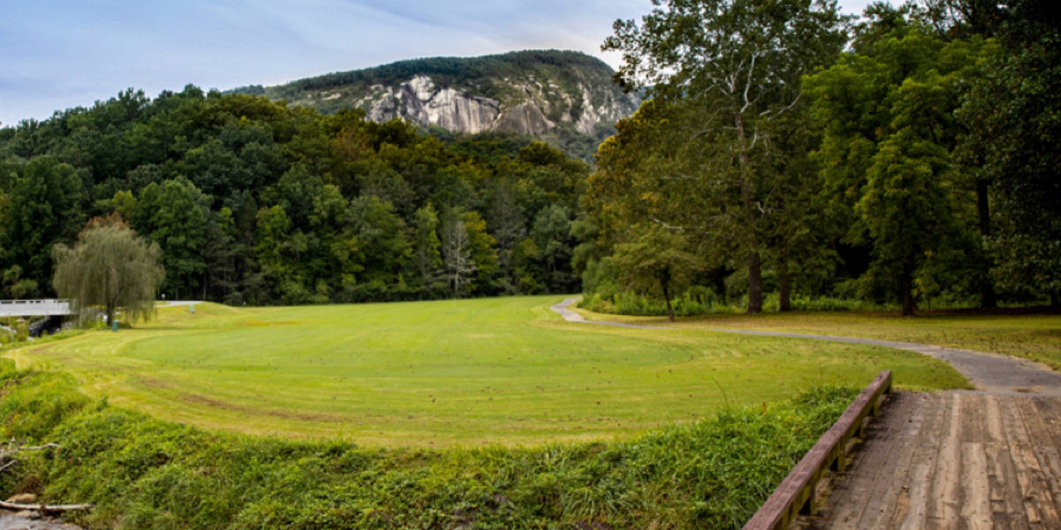 Map Rumbling Bald Bald Mountain Golf Course at Rumbling Bald - Golf in Lake Lure, Wales